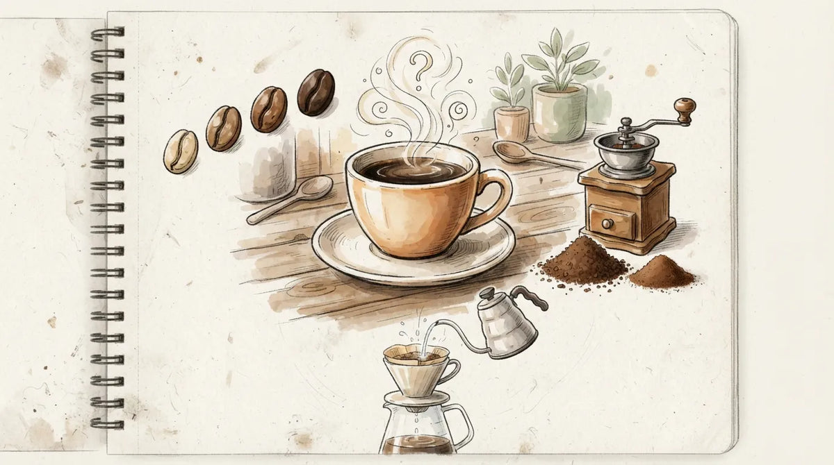 コーヒーが酸っぱい原因を特定する｜ラヴファベックが教える焙煎度・挽き目・抽出の解決策