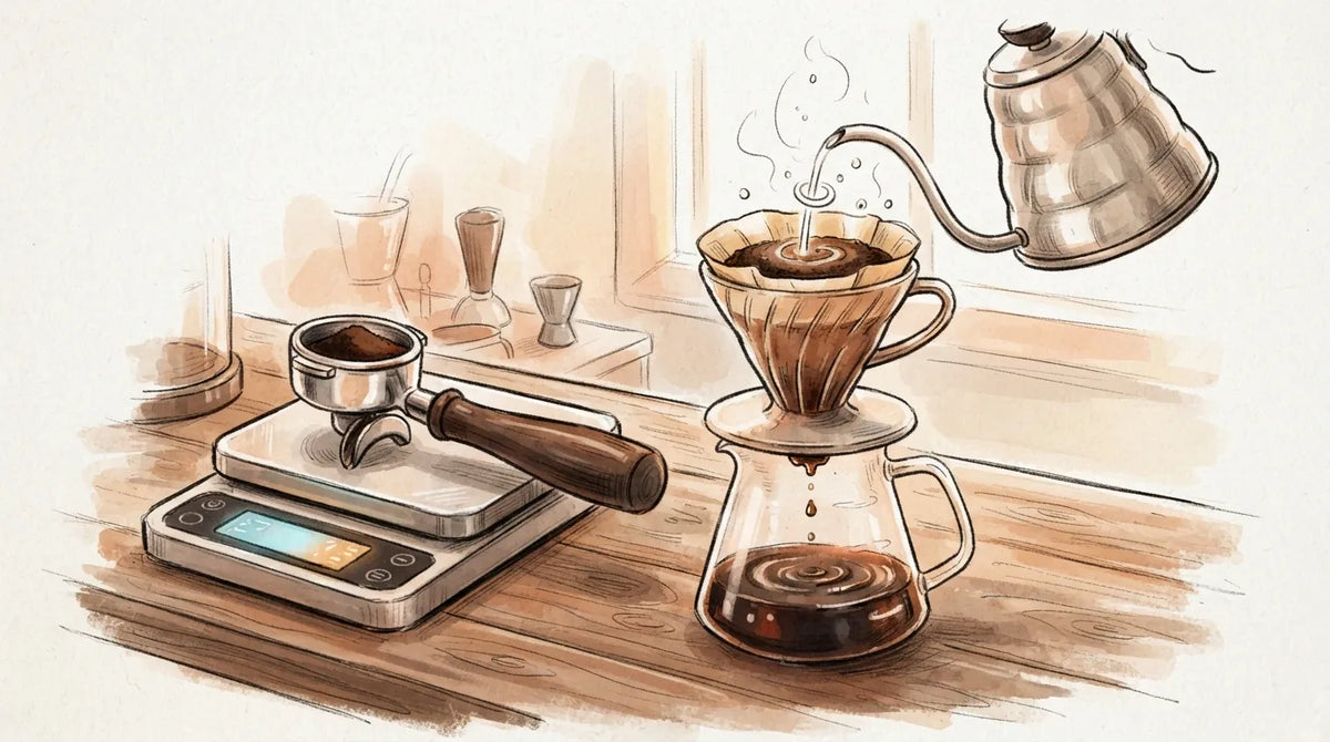 コーヒー 粉 量を最適化する調整術：ラヴファベックが教える理想の味わい