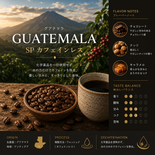 グアテマラ SP カフェインレス 200g